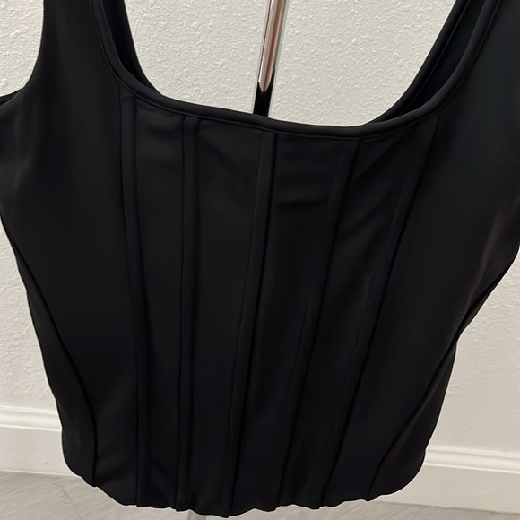 Express Black Corset Top NWT - Picture 2 of 3